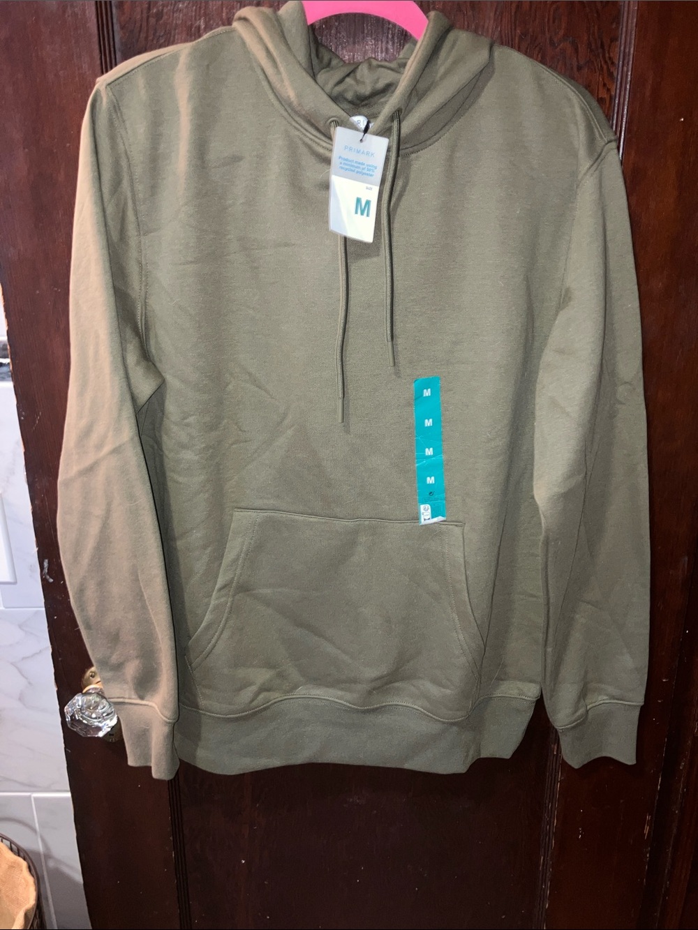 Primark Olive Hooded Pullover Sweatshirt